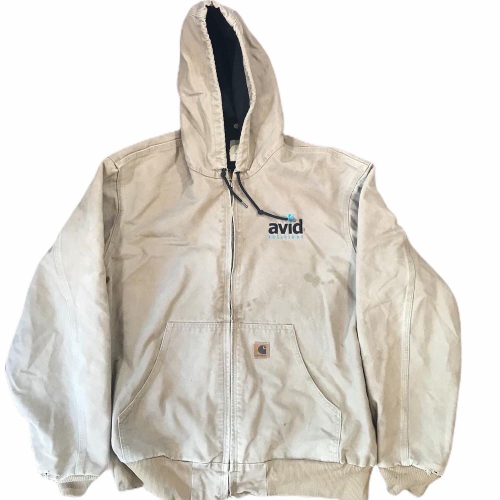 vintage carhartt quilt lined j25 sdl duck jacket